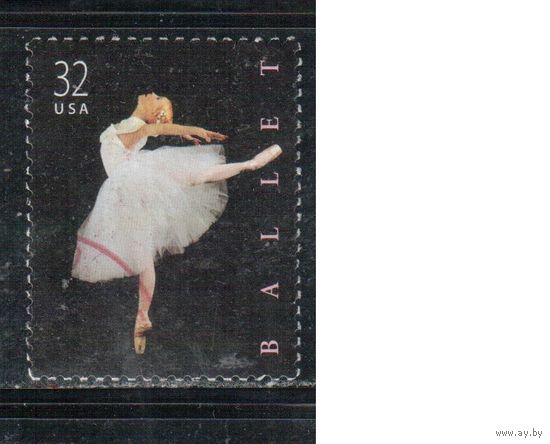 США-1998 (Мих.3042) , гаш., Балет (одиночка)