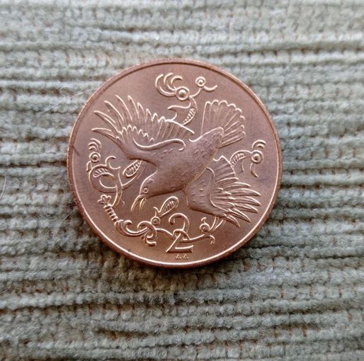 Werty71 Остров Мэн 2 пенса 1980 Птица