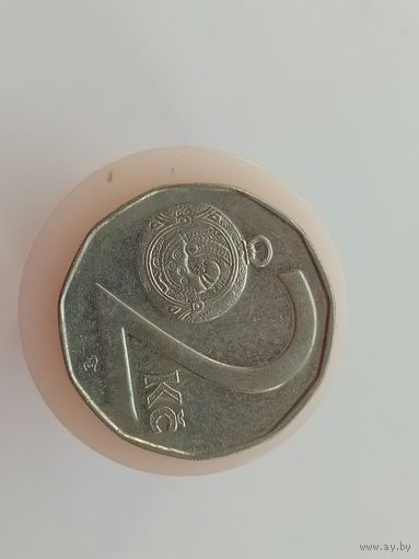 2 кроны Чехия 1994 год лот 44