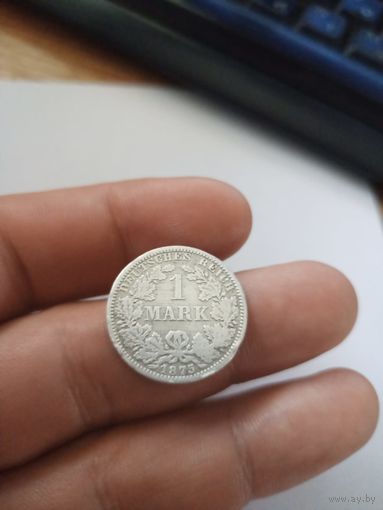 Германия 1 марка 1875