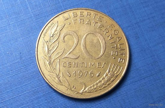 20 сантимов 1976. Франция.