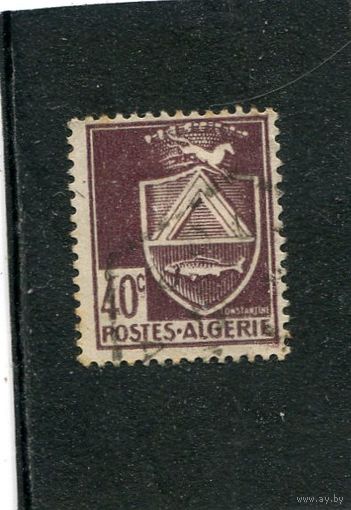 Французский Алжир. Герб Константина. Стандарт 40с (зуб 14-13.5)