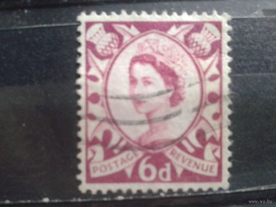 Шотландия, 1958. Региональная марка. Королева Елизавета II