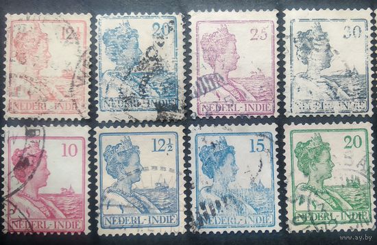 НИДЕРЛАНДЫ  \н12\ Нидерландская Индия 1914-1922 королева Вильгельмина.