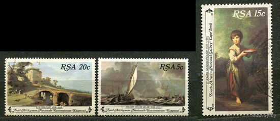 Живопись из национальной галереи. Южная Африка. 1980. Серия 3 марки