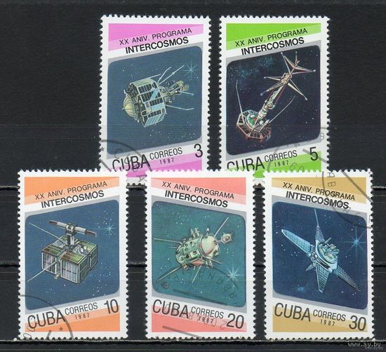 Куба 1987. День космонавтики. 20-летие программы Интеркосмос.