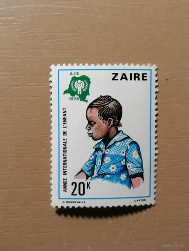 Марка Заир (ДР Конго), 1980 год, "Международный год Детей, Дети 20 лет независимости"