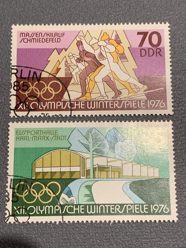 ГДР 1976. Зимняя Олимпиада Инсбрук-76.