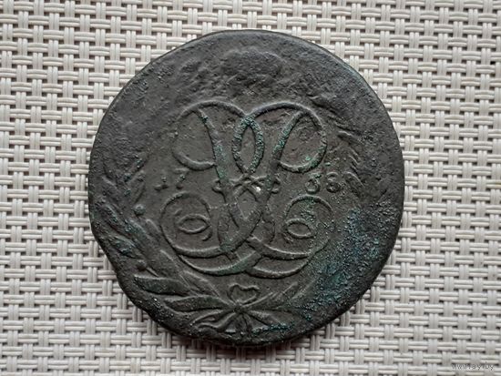 5 копеек 1758 г.