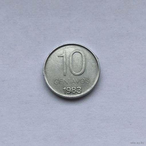 10 сентаво 1983 Аргентина