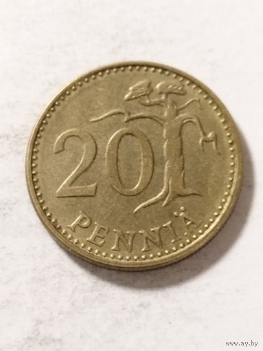 Финляндия 20 пенни 1974