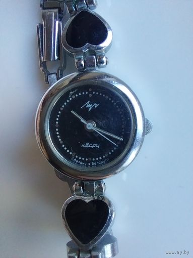 Часы Луч необычные с рубля.