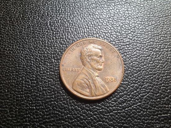 США 1 цент 1988 Цент Линкольна