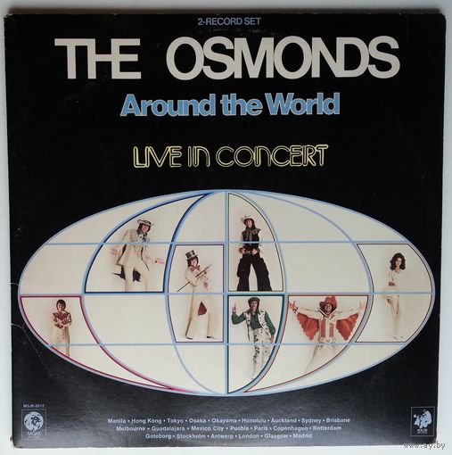 2LP The Osmonds – Around The World - Live In Concert (1971) Bubblegum, Pop Rock