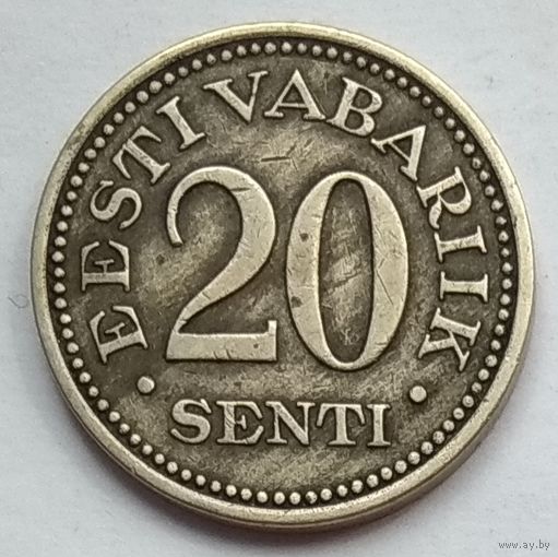 Эстония 20 сенти 1935 г.
