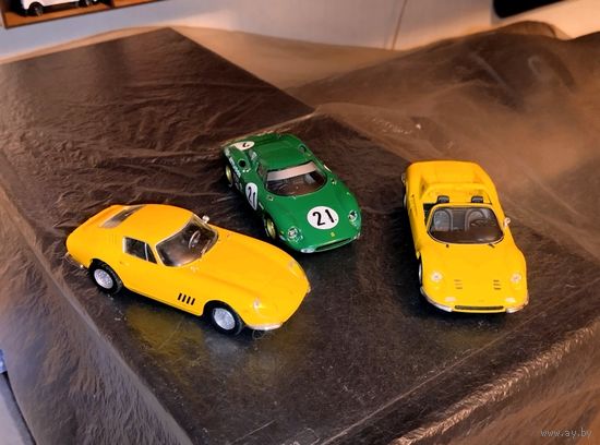 Три модели одним лотом Deagostini 1/43 Ferrari