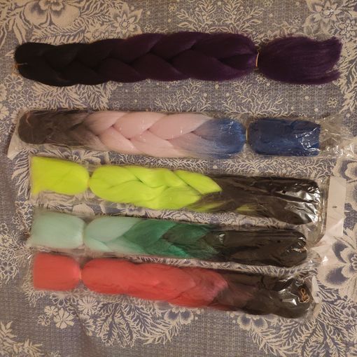 Косички плетёные. Волосы. Коса