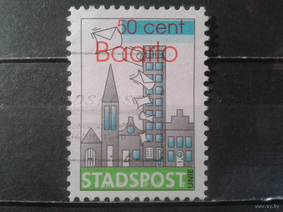 Нидерланды, 1995. Частная почтовая марка, вид города Баарло