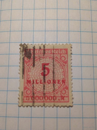 Марка Германия 1922