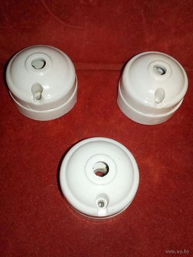 Распределительная коробка СССР фарфоровая распаячная