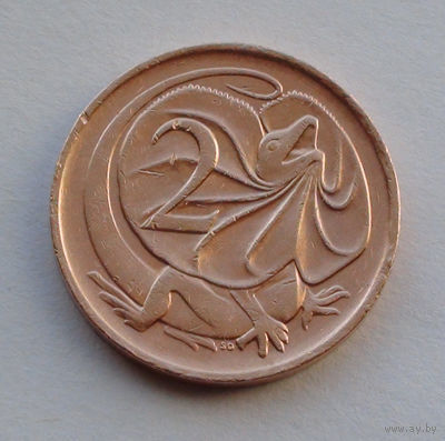 Австралия 2 цента, 1974