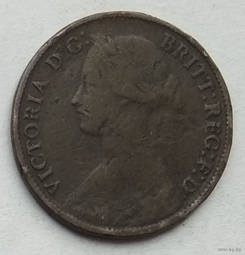 Великобритания 1 фартинг 1860 г. Виктория