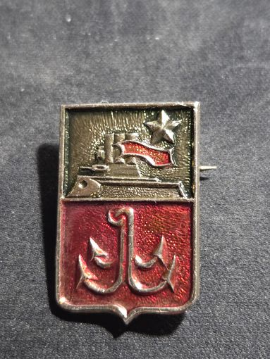 Значок СССР - Крейсер Аврора Якорь