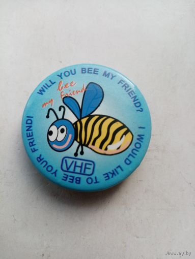 ЗНАЧОК ПЧЕЛА VHF