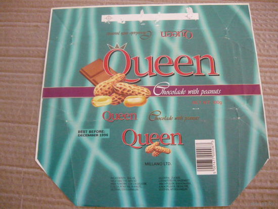 Обертка от шоколада   QUEEN