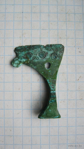 Древняя привеска. Бронза.