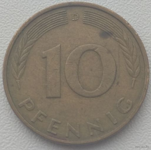 ФРГ 10 пфеннигов 1991 D . Возможен обмен