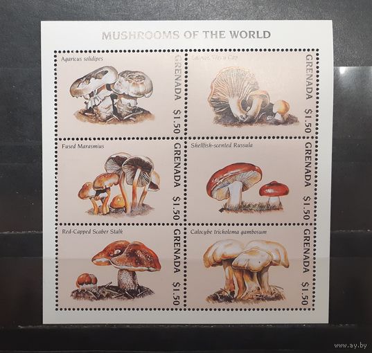 Гренада. Флора. Грибы. Блок (1011)