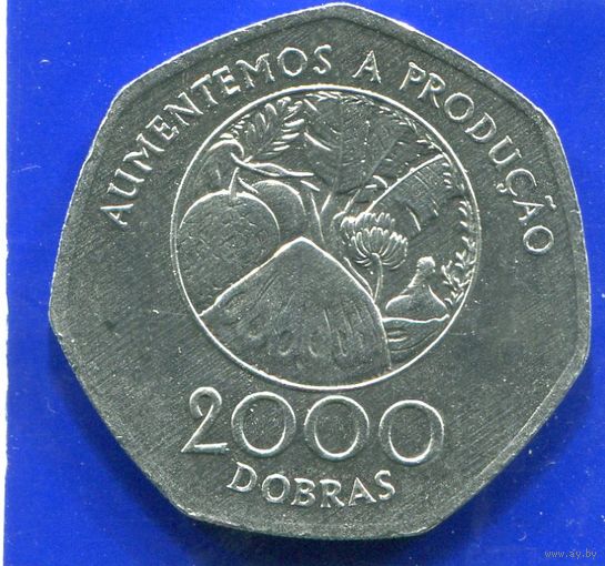 Сан Томе и Принсипи 2000 добрас 1997 UNC , ФАО