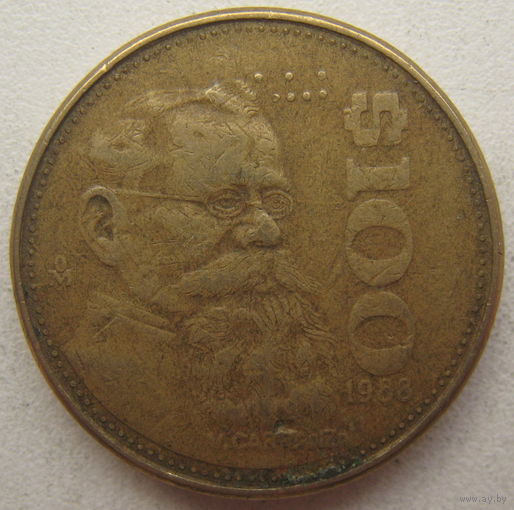 Мексика 100 песо 1988 г.
