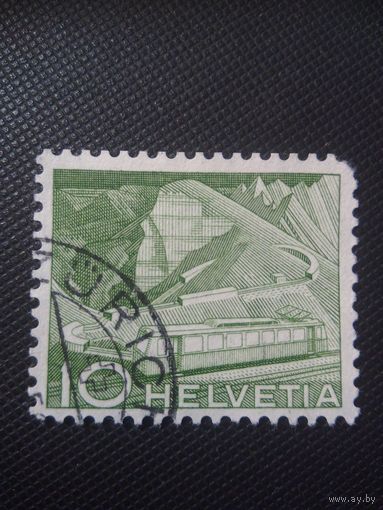 Швейцария. Стандарт. 1949г. гашеная с порядковым номером