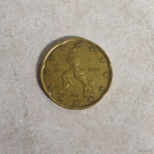 20 евроцентов 2002 Италия