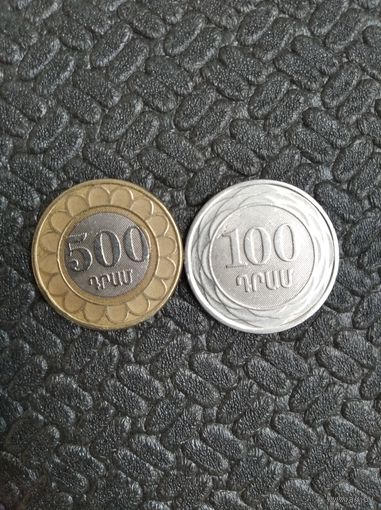 Армения 100. 500 драм 2003г.