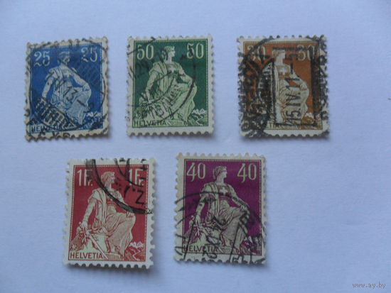 Швейцария 1908г