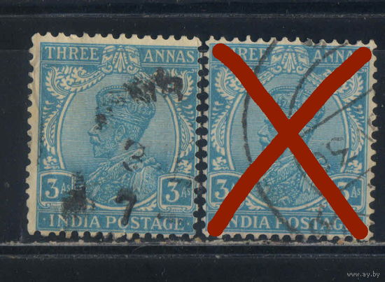 GB Колонии Индия Британская 1926 GV Стандарт #104