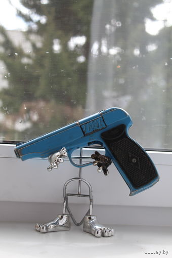 Пистолет игрушечный СССР металлический с боевой потерей курка