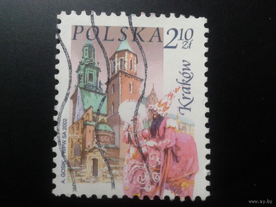 Польша, 2002, Стандарт, Mi 1,2 евро гаш.