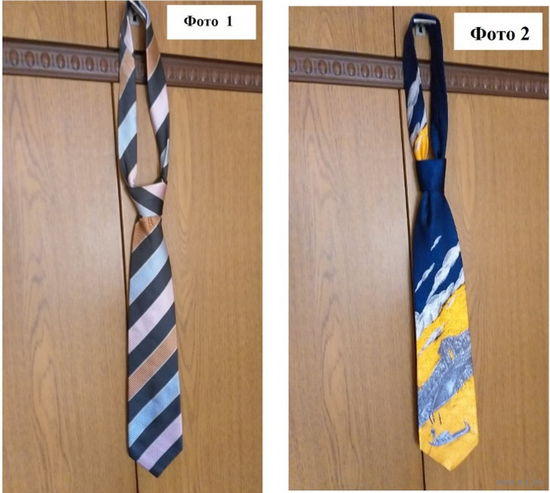 Галстуки импортные, как новые, б.у 1раз