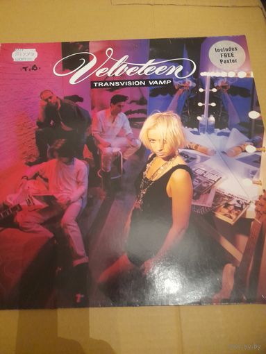 TRANSVISION VAMP " VELVETEEN" 1989   LP GERMANY MCA RECORDS 256618 - -