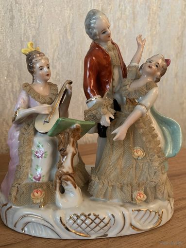Статуэтка. Музыкальная группа 18 века.