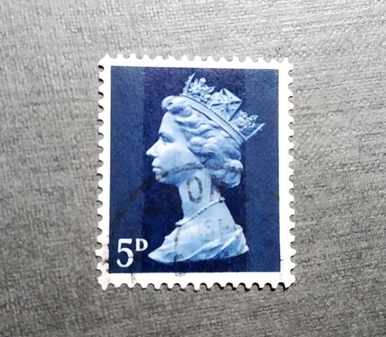 Марка Великобритания 1968 год Королева Елизавета II