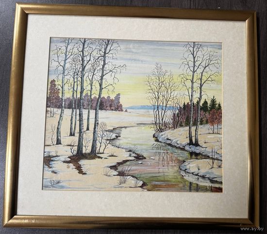 Акварель Стасеви О. 1993