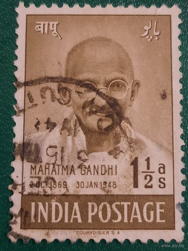 Индия 1948. Махатма Ганди 1869-1948