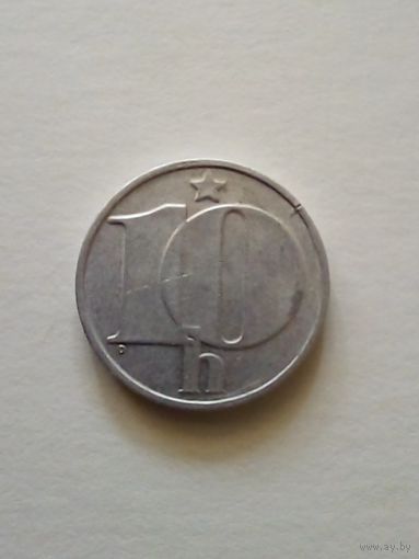 Чехословакия.10 геллеров 1977 г(2)