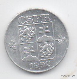 ЧЕШСКАЯ И СЛОВАЦКАЯ ФЕДЕРАТИВНАЯ  РЕСПУБЛИКА. 10 ГЕЛЛЕРОВ 1992