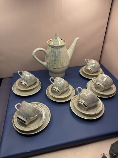Сервиз кофейный МФЗ ,6 персон ,19 предметов